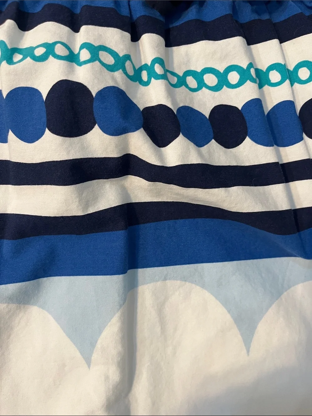 Gymboree Blue White Striped Dot Sundress Size 4 Very Good Condition